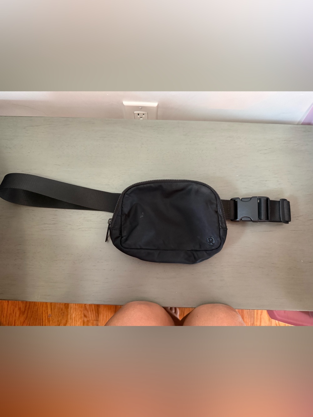 Lululemon Everywhere Belt Bag in Black On Black Fanny Pack Lululemon Adjustable
